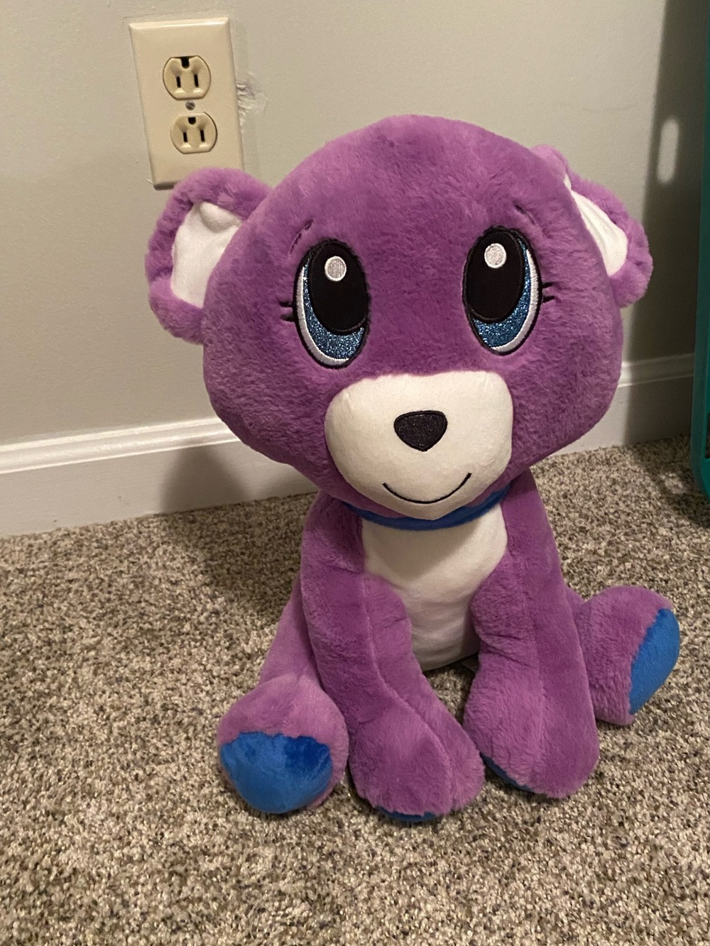 Plush Purple Bear Stuffed Animal - Soft Kids Toy by A&A Global Industries